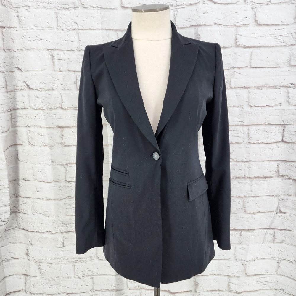 Elie Tahari Career Blazer Wool Blend Professional Executive Office Chic Size‎ 4